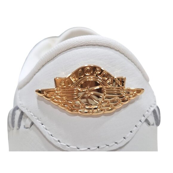 Nike Air Jordan 1 Method of Make Low Sail Metallic Gold Size 5.5 W FN5032-100 - Picture 5 of 11